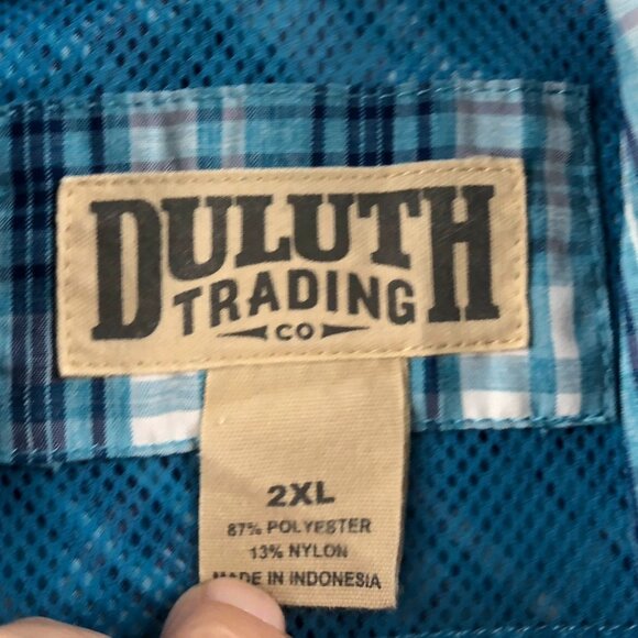 Duluth Mens Shirt Size 2XL Long Sleeve Plaid Western Outdoors Hiking - Picture 5 of 9